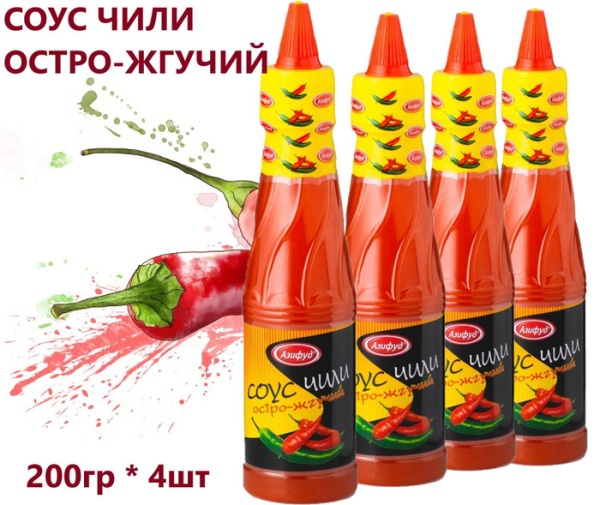 СОУС ЧИЛИ ОСТРЫЙ АЗИФУД 200ГР