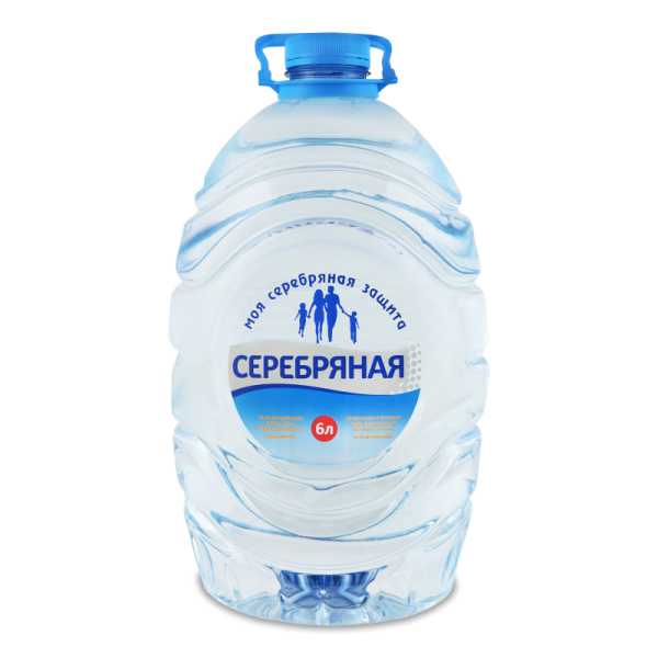 ВОДА ПИТЬЕВАЯ СЕРЕБРЯНАЯ 6Л