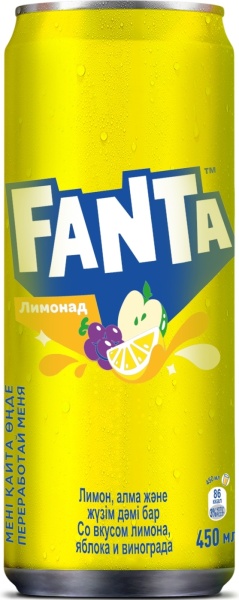 НАПИТОК ФАНТА ЛИМОНАД ЖБ 0,45МЛ