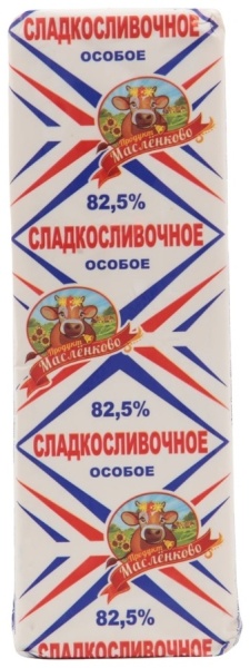 МАСЛО СЛАДКОСЛИВОЧНОЕ ОСОБОЕ 82,5% 400ГР