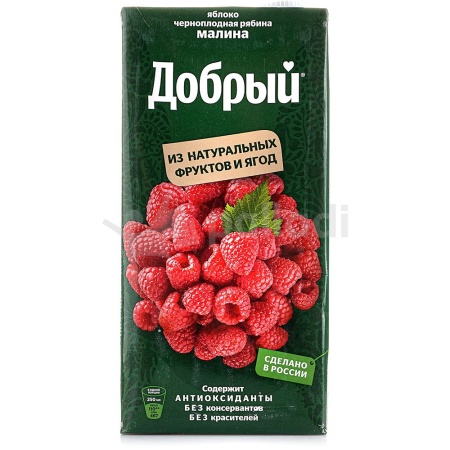 СОК "ДОБРЫЙ" ЧЕРНОПЛОДНАЯ РЯБИНА И МАЛИНА 2Л