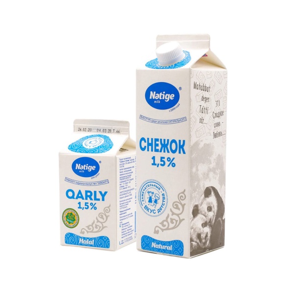 СНЕЖОК  "NATIGE" 1,5% 450ГР