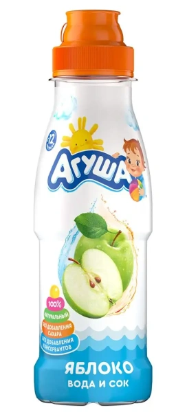 ВОДА И СОК АГУША ЯБЛОКО 0,3Л