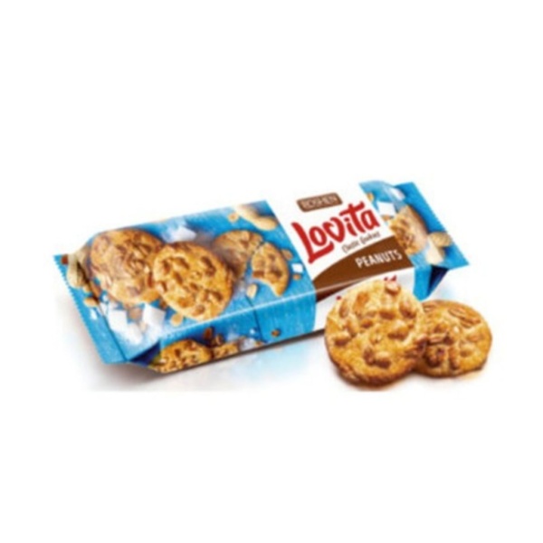 ПЕЧЕНЬЕ ROSHEN LOVITA CLASSIC COOKIES PEANUTS 150ГР