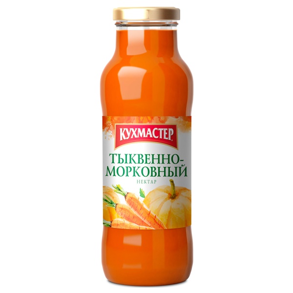 СОК КУХМАСТЕР ТЫКВЕННО МОРКОВНЫЙ 0,7 л