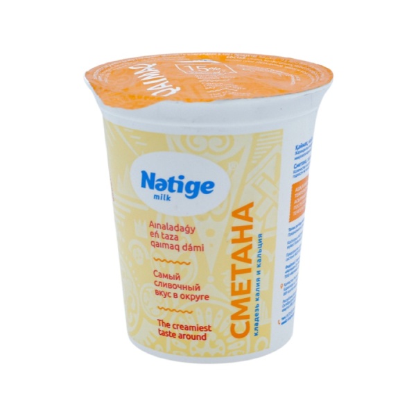 СМЕТАНА "NATIGE" 15% 360ГР