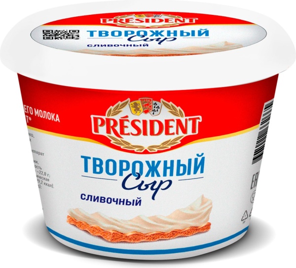 СЫР СЛИВОЧНЫЙ "PRESIDENT" 56% 140ГР