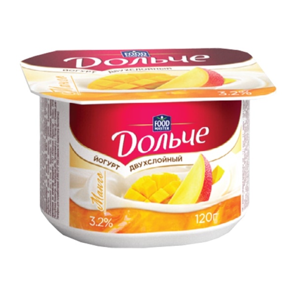 ЙОГУРТ "ДОЛЬЧЕ" 2% 120ГР МАНГО