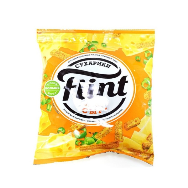 СУХАРИКИ ФЛИНТ СЫР 100ГР