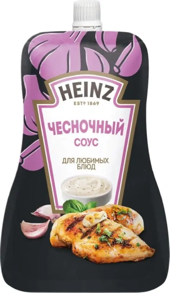 СОУС HEINZ ЧЕСНОЧНЫЙ 200ГР