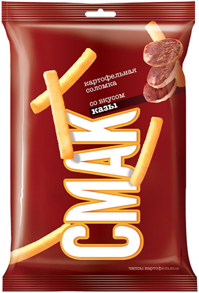 ЧИПСЫ СМАК СОЛОМКА ВК КАЗЫ 60Г*20