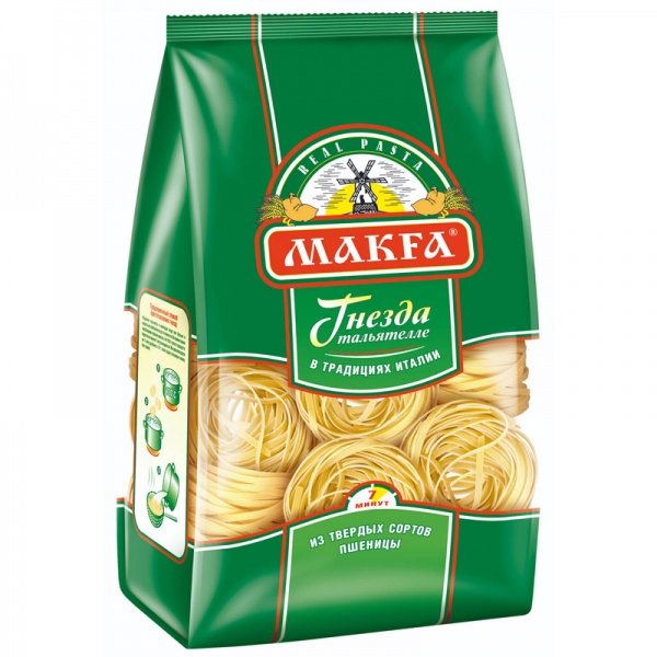 МАКАРОНЫ MAKFA ГНЕЗДА ТАЛЬЯТЕЛЛЕ 450ГР