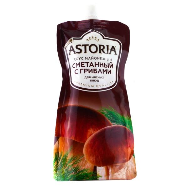 СОУС ASTORIA СМЕТАННЫЙ С ГРИБАМИ 233ГР