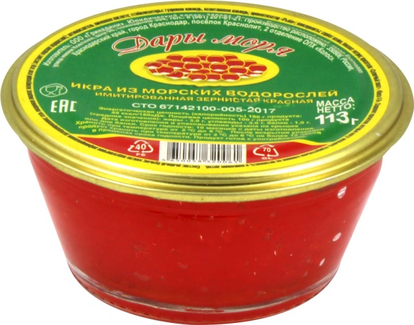 ИКРА КРАСН ДАРЫ МОРЯ 113Г
