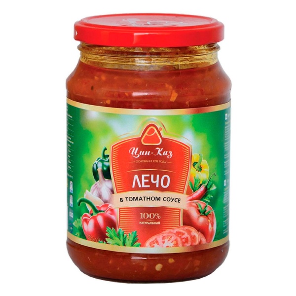 ЛЕЧО В ТОМАТНОМ САУСЕ ЦИН-КАЗ 680ГР