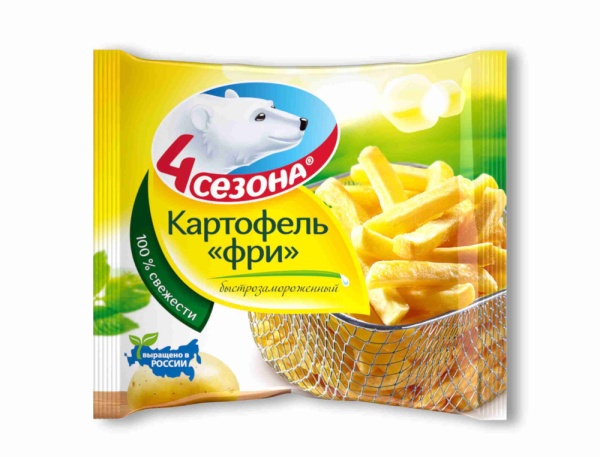 КАРТОФЕЛЬ ФРИ 4СЕЗОНА 900ГР