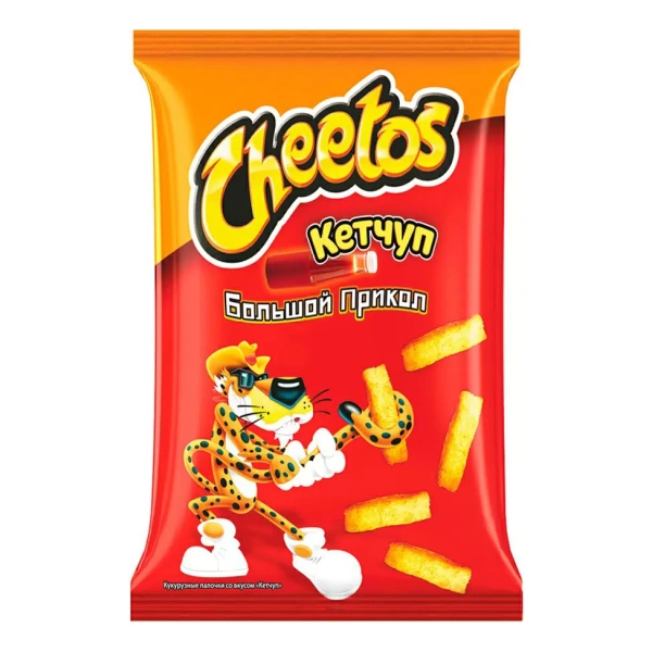 КУКУРУЗНЫЕ ПАЛОЧКИ CHEETOS КЕТЧУП 85ГР