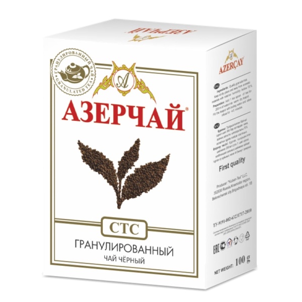 "АЗЕРЧАЙ" ЧАЙ СТС ГРАНУЛИРОВАННЫЙ 100ГР
