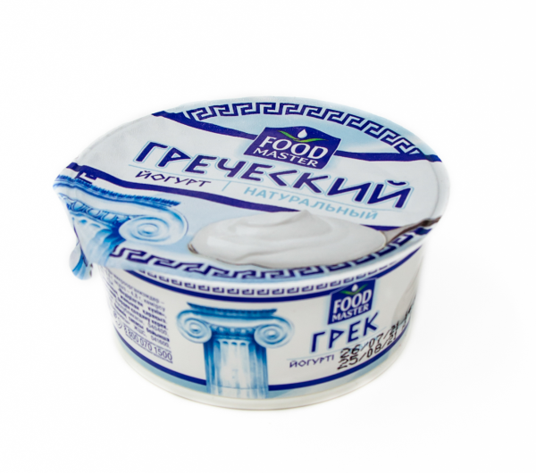 ЙОГУРТ ГРЕЧЕСКИЙ НАТУРАЛЬНЫЙ "FOODMASTER"  8,4% 0,130ГР