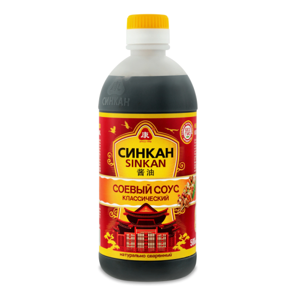 СОЕВЫЙ СОУС СИНКАН КЛАССИЧЕСКИЙ 500МЛ
