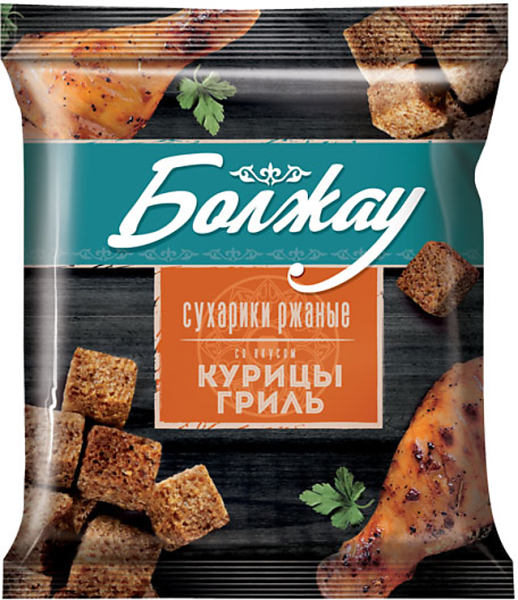 СУХАРИКИ БОЛЖАУ ВК КУРИЦА-ГРИЛЬ 40ГР