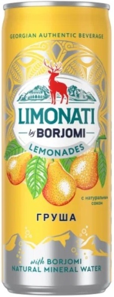 ЛИМОНАД "БОРЖОМИ" 0,33Л ГРУША