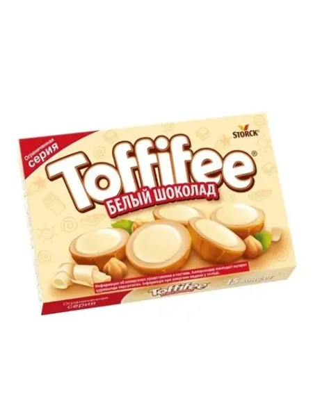 КОНФЕТЫ TOFFIFEE БЕЛЫЙ ШОКОЛАД 125ГР
