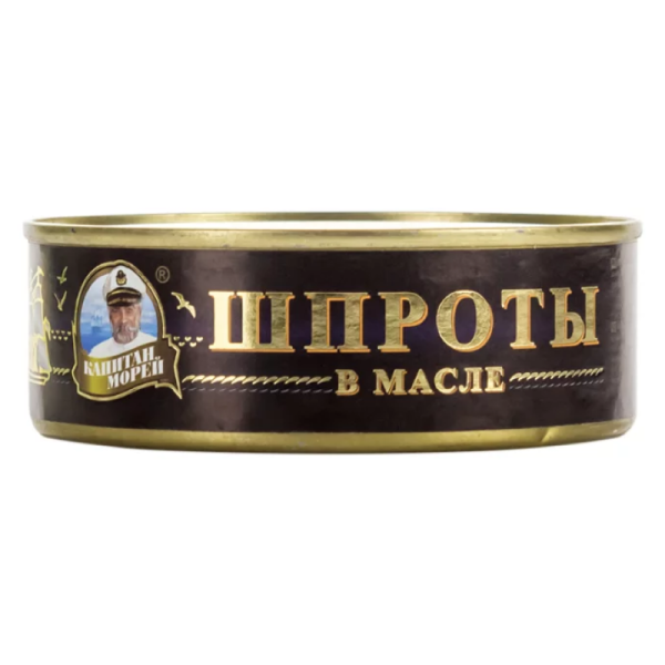ШПРОТЫ В МАСЛЕ ШТУРВАЛ 175ГР КЛЮЧ