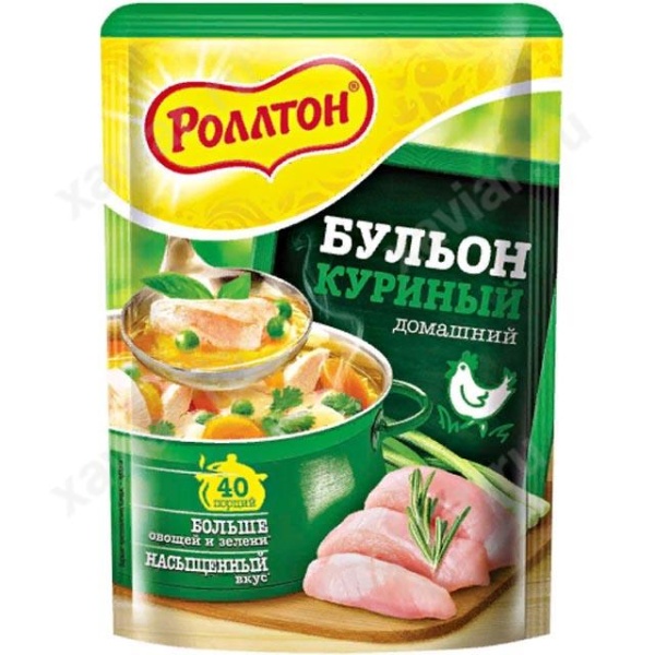 ДОМ. БУЛЬОН РОЛЛТОН КУР.ВКУС 90 гр