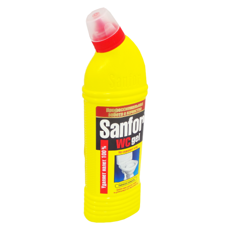 ГЕЛЬ ДЛЯ ЧИСТКИ ДИЗИНФ SANFOR WS 750ГР ЛИМОН