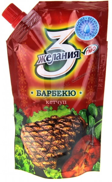 КЕТЧУП "3ЖЕЛАНИЯ" БАРБЕКЮ 100ГР