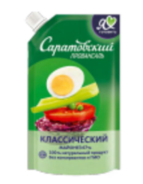 МАЙОНЕЗ САРАТОВ ПРОВАНСАЛЬ КЛАСИЧЕСКИЙ 67% 750МЛ