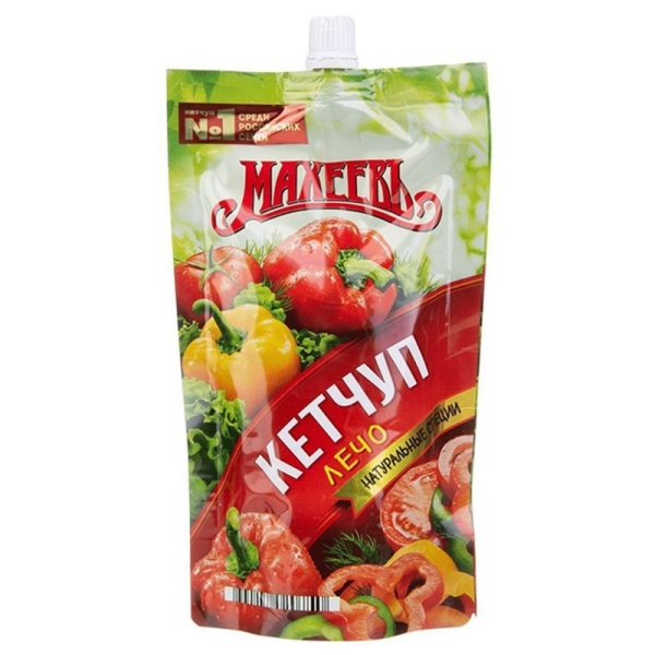 КЕТЧУП "МАХЕЕВЬ" ЛЕЧО ДОЙ-ПАК 300 гр