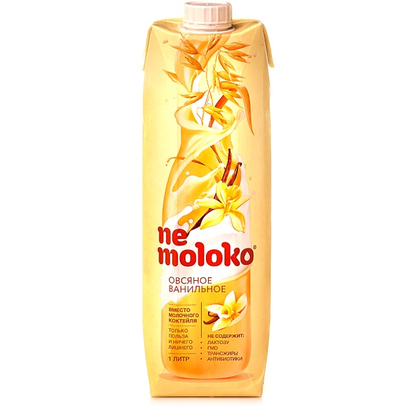 МОЛОЧНЫЙ НАПИТОК "NEMOLOKO" ОВСЯНОЕ ВАНИЛЬНОЕ 1л