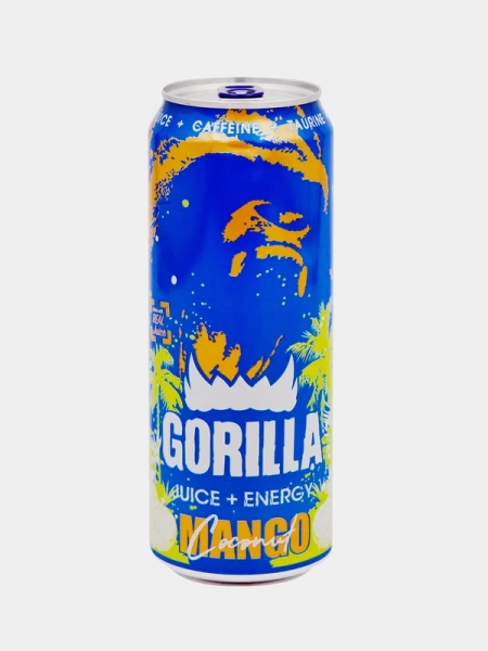 ЭНЕРГЕТИЧЕСКИЙ НАПИТОК ГОРИЛЛА МАНГО 450МЛ