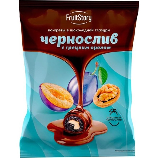 КОН.FRUITSTORY ЧЕРНОСЛИВ С ЯДРОМ ГРЕЦКОГО ОРЕХА PLU:2379
