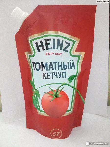 КЕТЧУП "HEINZ" ТОМАТНЫЙ  320ГР