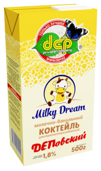 КОКТЕЙЛЬ "MILKY DREAM" МОЛ.ВАН 1,8% 480 гр
