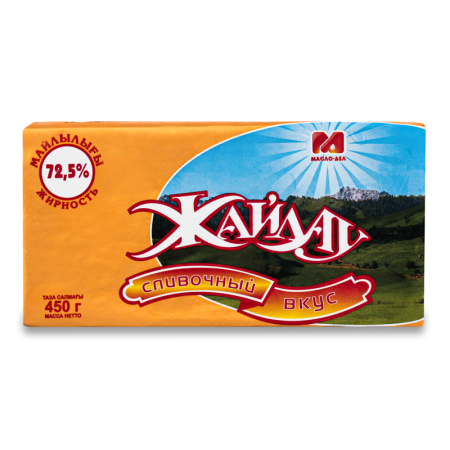 МАСЛО ЖАЙЛАУ СЛИВОЧНЫЙ 72,5% 450ГР