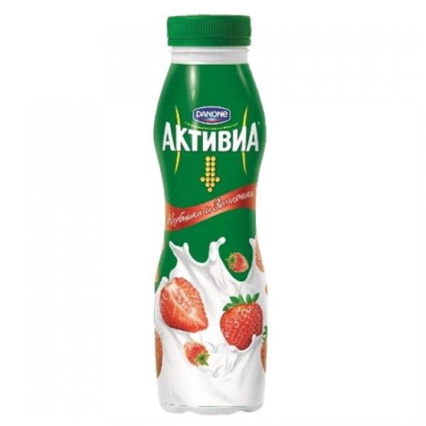 ЙОГУРТ "АКТИВИЯ" КЛУБНИКА 270ГР