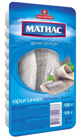 СЕЛЬДЬ МАТИАС ФИЛЕ 150ГР.