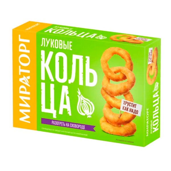 КОЛЬЦА ЛУКОВЫЕ МИРАТОРГ 250ГР