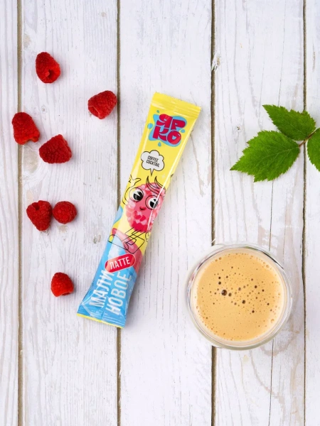 КОФЕ ЯРКО ЛАТТЕ МАЛИНОВОЕ 30ГР