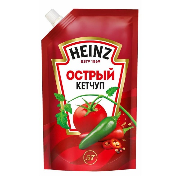 КЕТЧУП "HEINZ" ОСТРЫЙ 320ГР