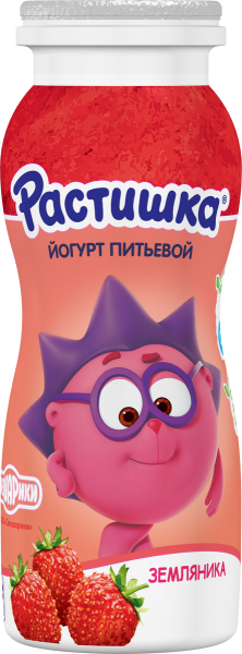 ПИТЬЕВОЙ ЙОГУРТ "РАСТИШКА" ЗЕМЛЯНИКА 4*90ГР