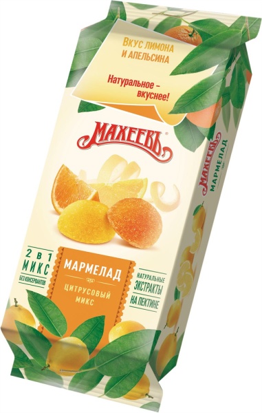 МАРМЕЛАД ЖЕЛЕЙНЫЙ ЦИТРУСОВЫЙ 250ГР