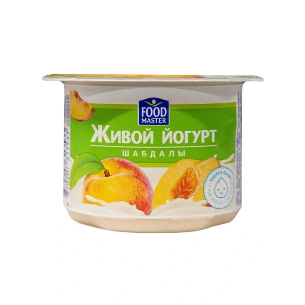ЙОГУРТ ПЕРСИК "FOODMASTER" 1,5% 110 гр