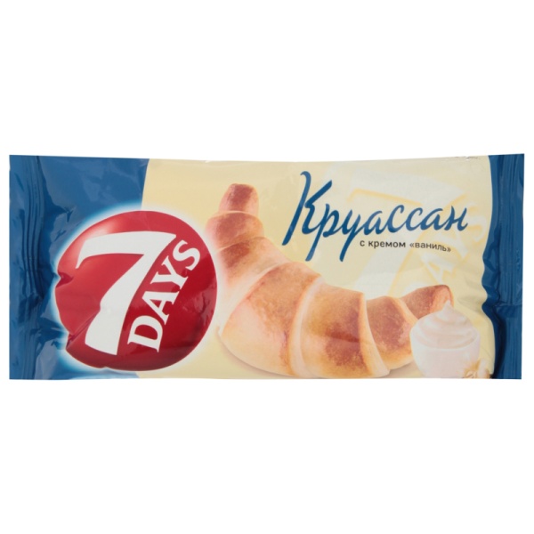 КРУАССАНЫ "7 DAYS" 65ГР ВАНИЛЬ