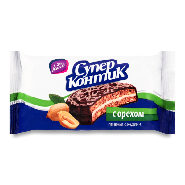 ПЕЧ СЕНД СУПЕР КОНТИК С ОРЕХОМ 100ГР