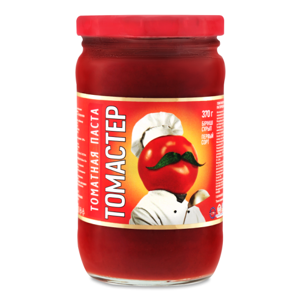 ТОМАТНАЯ ПАСТА "ТОМАСТЕР" 370ГР